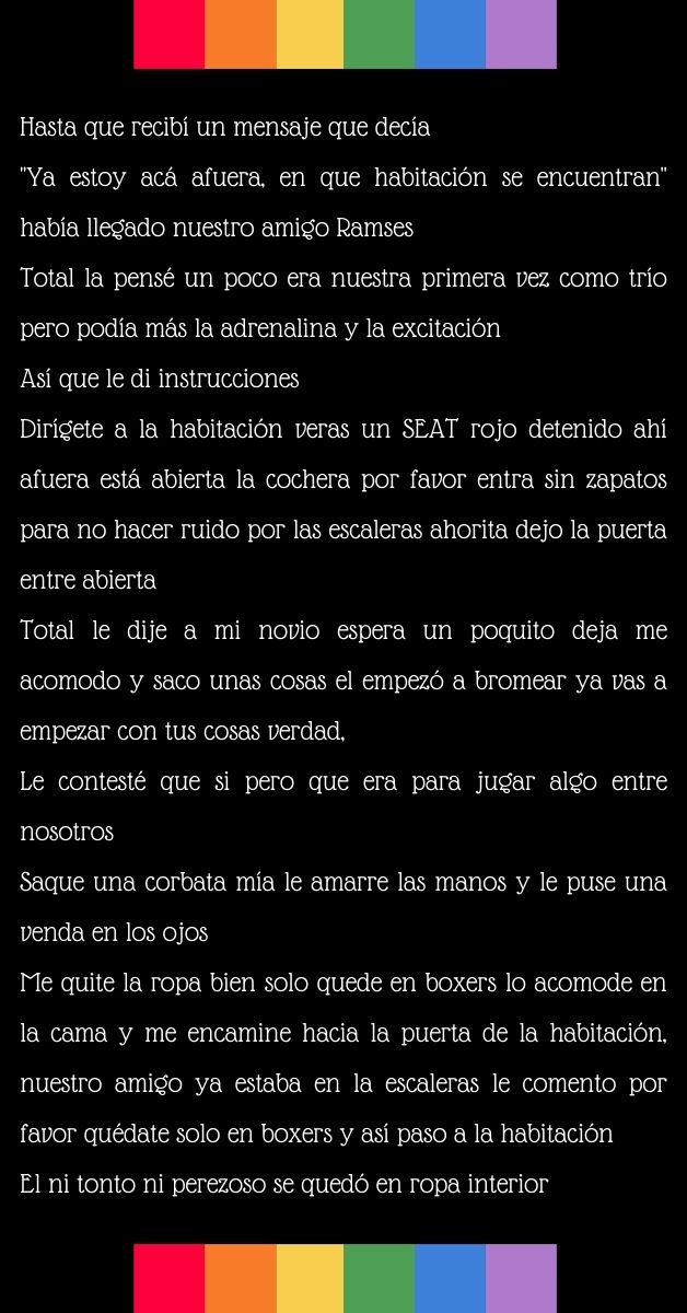 Liamsx5's tweet photo. RELATO 59: EXPERIENCIAS NUEVAS 🤤👄🍆

SUSCRIBETE!!! Mándanos tu relato al DM para más contenido... 🔥🔥🔥
#MORBO #GAY #relatoseróticos #relatoseróticosgay #HISTORIA #LGBTQ https://t.co/LVh9wsWQga
