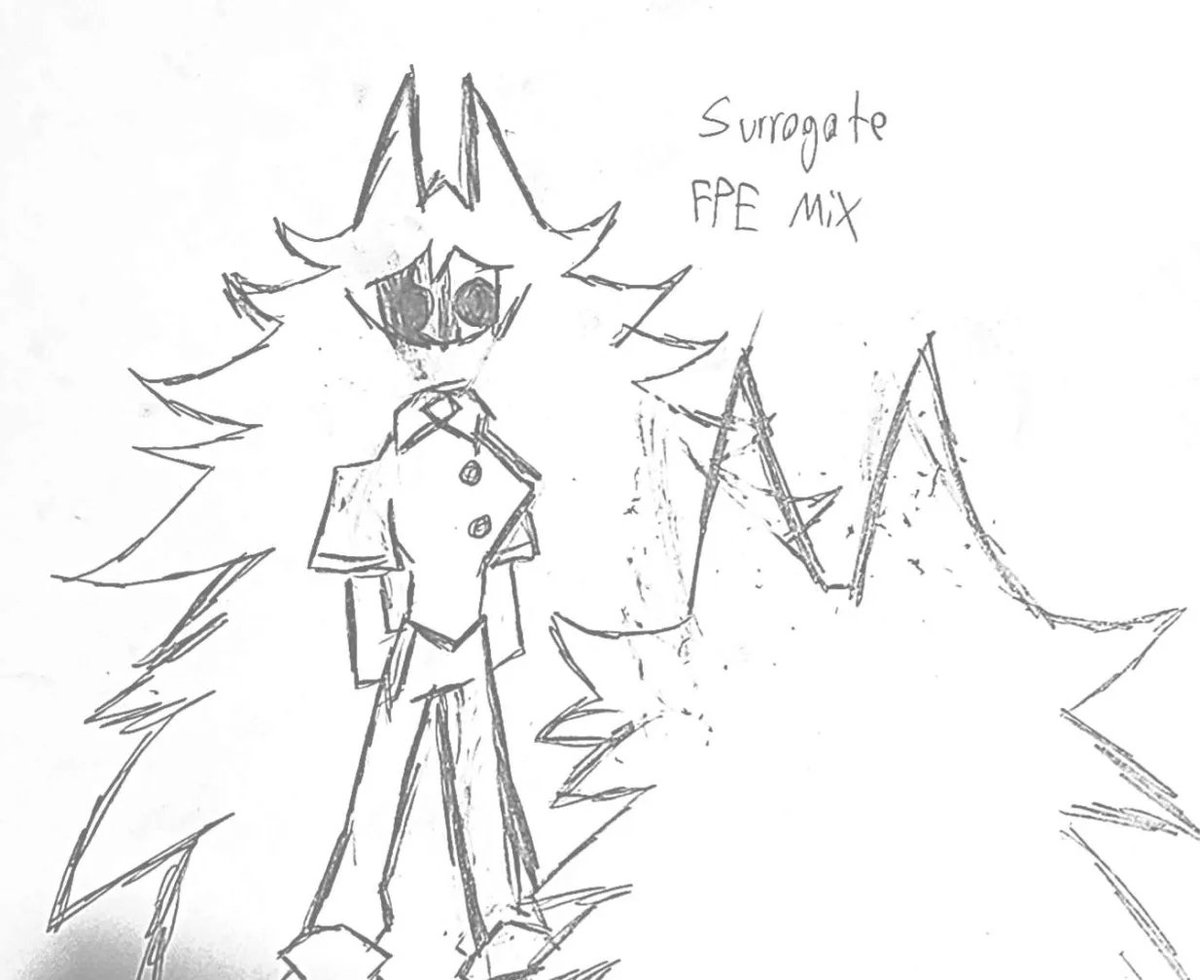 DancyTheFD's tweet photo. @Mistfulmorning WIP...
(btw her beast form is basically just miss circle fused with most of the students "Claire, Engel, bubble, Abbie, Lana, Lizzy, petunia, etc")
Keep up the peak work yall https://t.co/gUEYx4Bb04