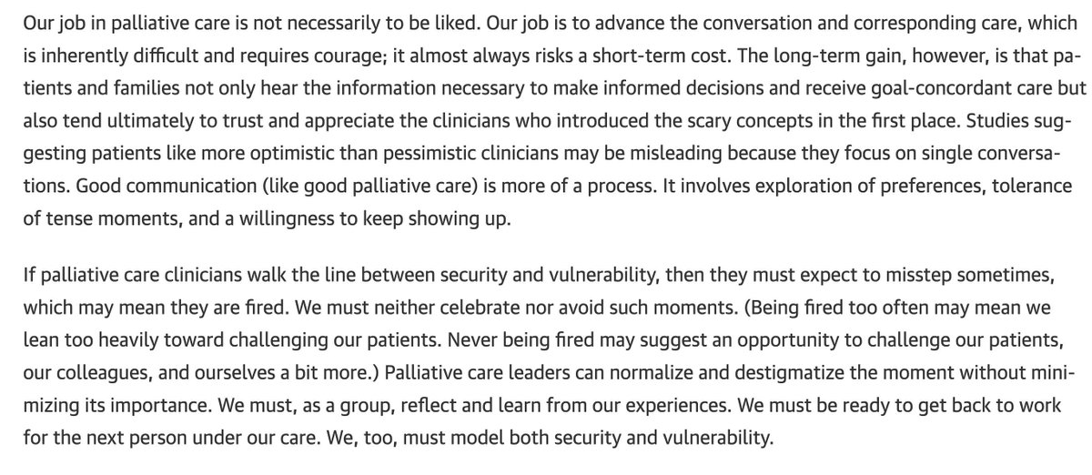 Why Good Palliative Care Clinicians Get Fired buff.ly/EsbJCgM