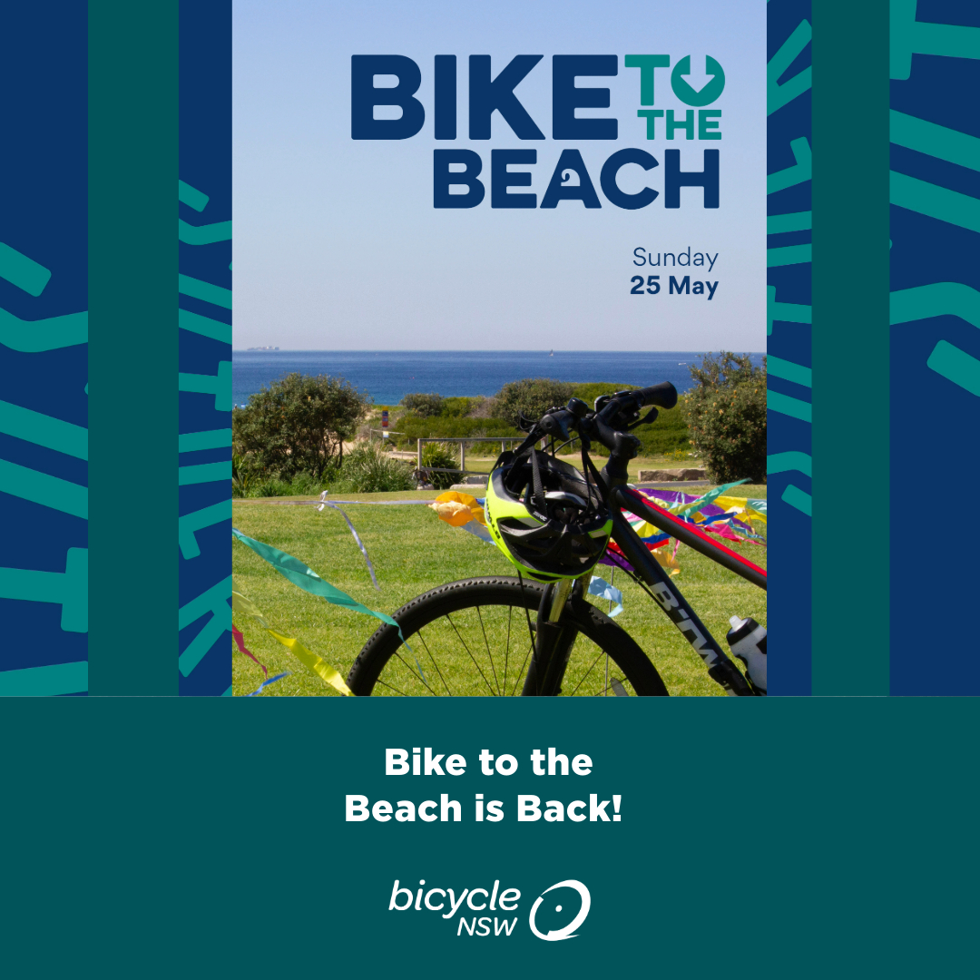 BicycleNSW's tweet photo. 🚴‍♂️ Bike to the Beach is back! 🌊☀️
Join the 7km scenic ride from Taren Point to Cronulla on Sunday, 25 May - a perfect family day out! Plus, free Bike Safety Checks to keep you rolling.
Don’t miss out - register now! 👉 https://t.co/sCC2gttBZN
#BikeToTheBeach #Cycling #FamilyFun https://t.co/aU3MveqOU8