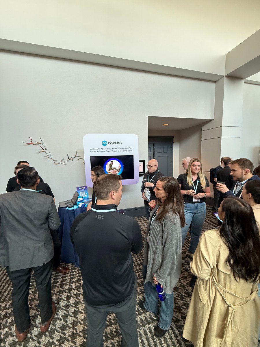 CopadoSolutions's tweet photo. Thank you, Denver!
We had an incredible time at Salesforce World Tour sharing Copado innovation, and celebrating the power of the Salesforce ecosystem
See where Copado is headed next: https://t.co/6NVe66tbTd ✈️
#SalesforceWorldTour #Copado #DevOps https://t.co/HgbMUkxaHu