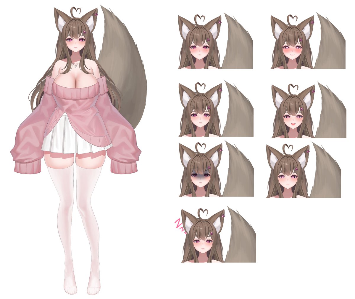 Fericiii's tweet photo. SELLING VTUBER MODEL AND ASSETS

Valued: ~$4000 USD
Selling for: $2700 USD

Includes: Full Body model + Emotes + Art + Background + More

I am willing to go down to $2500 if she is purchased immediately. I need her off my hands ;u;

♡ + ↻ appreciated

#Vtuber #ENVtuber https://t.co/c4sWbxEFm9