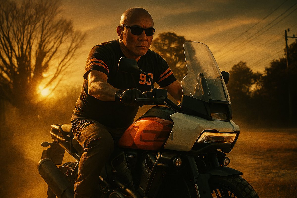 piyonta's tweet photo. ハーレーダビッドソン。パンアメリカ
#harleydavidson 
#panamerica
#ChatGPT https://t.co/ycAVmXAbqQ