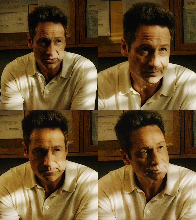 gestureland's tweet photo. david duchovny + sam hodiak https://t.co/GVaGTS8iCx