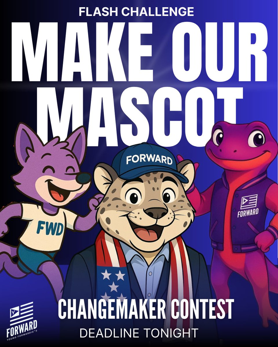 THIS #challenge ENDS TONIGHT! SUBMIT WITH #FWDChangemaker and #mascot