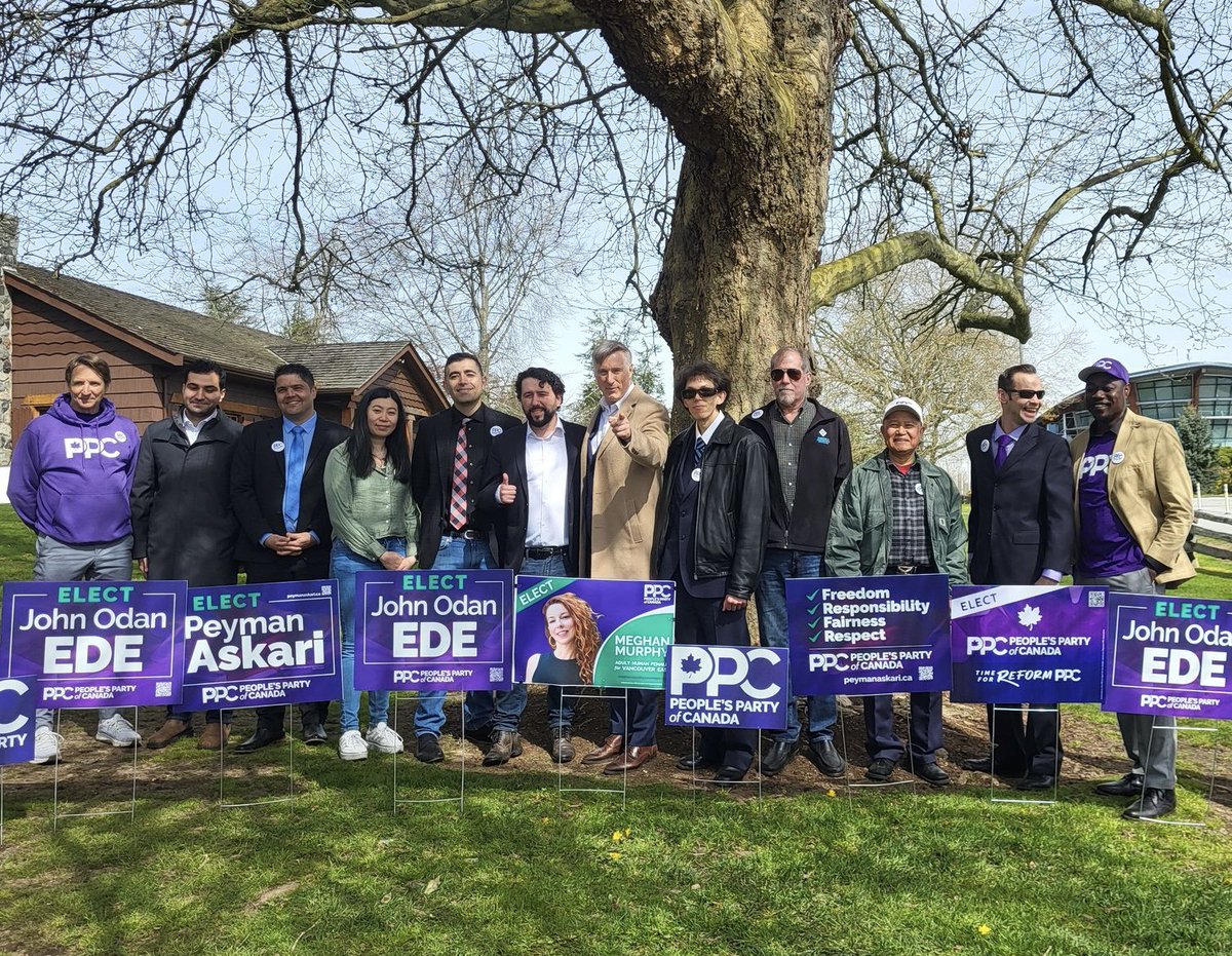 MaximeBernier's tweet photo. What a beautiful PPC team we have in the Vancouver area! https://t.co/6cjZvVE8mb