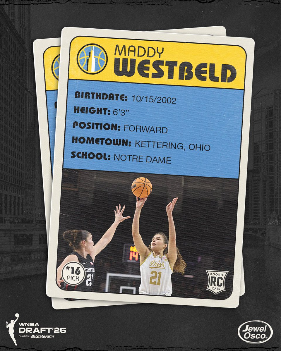 With the 16th pick of the 2025 WNBA Draft, we select Maddy Westbeld.

Welcome to Skytown, Maddy!
