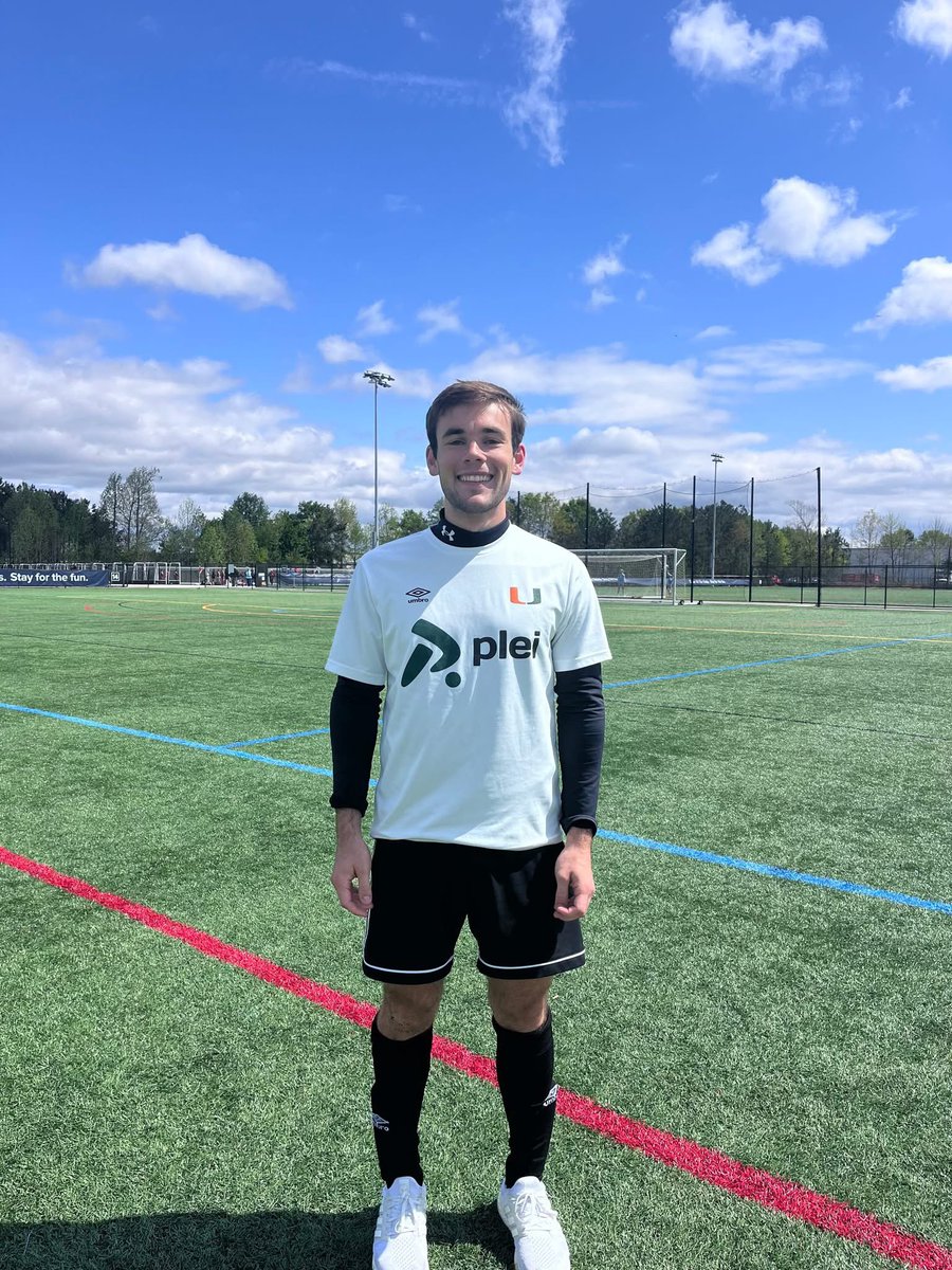 Nothing better than watching our alumni through the years. ‘21 grad and Team 42 State Champ Ruddie Harris finished his soccer career at the University of Miami this past weekend. #alwaysashamrock