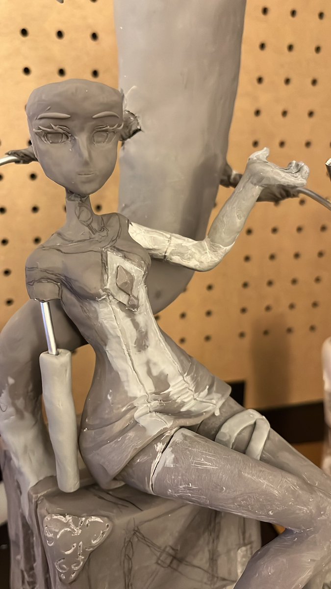 The face isn’t very cute, I need to practice more.