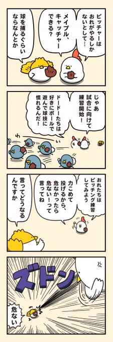 野球対決の準備 