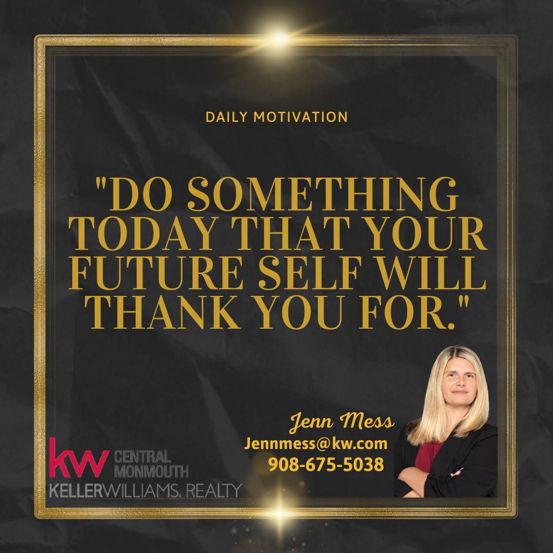 JennMess78's tweet photo. Motivational Monday Do something today that your future self will thank you for ✨ Small steps lead to big wins — stay focused, stay grateful, and keep growing!
– Jenn Mess, your New Jersey Realtor with CG Realty Group | Keller Williams https://t.co/7oMo2FQ5Z5
