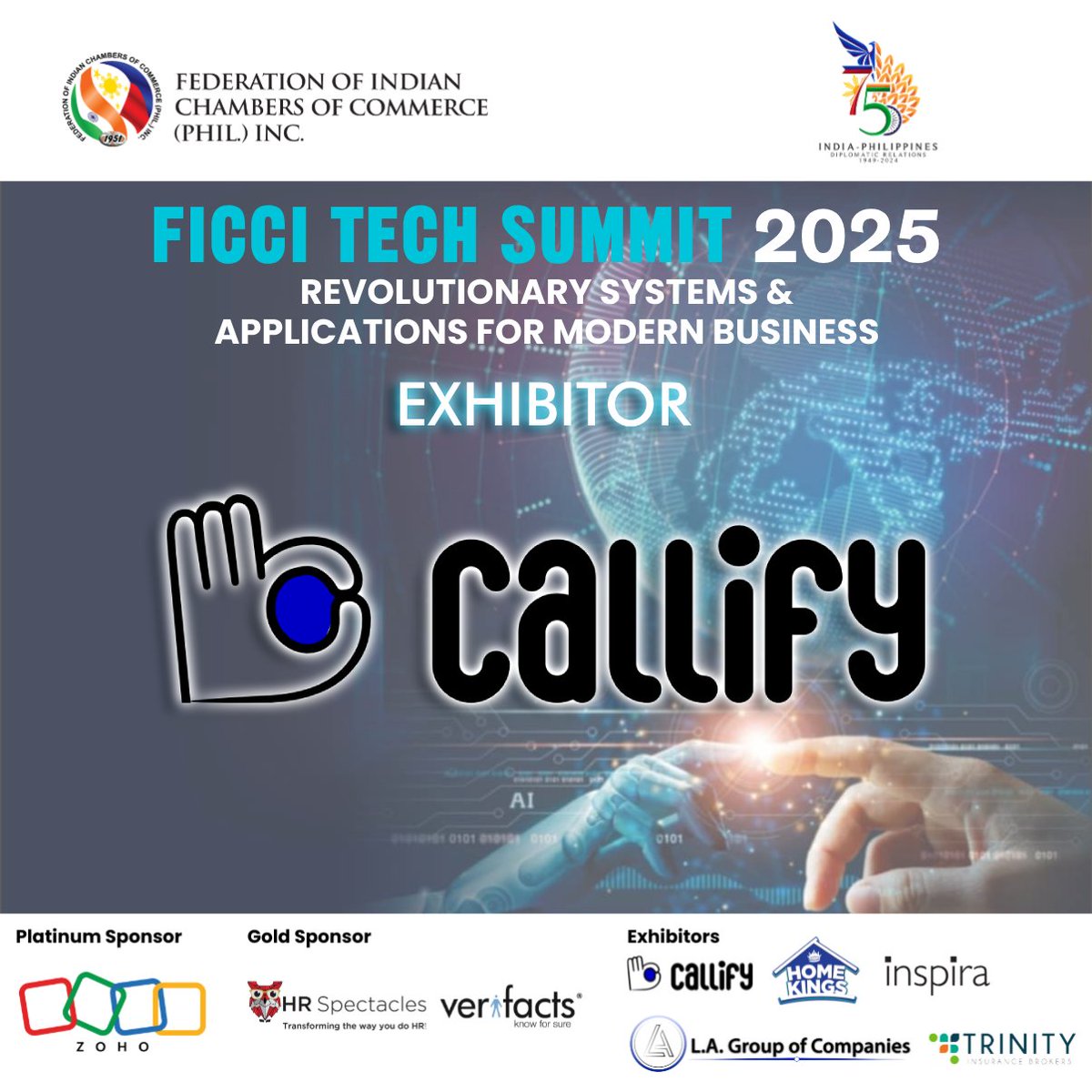 FicciPh's tweet image. 🚀 𝐉𝐨𝐢𝐧 𝐔𝐬 𝐚𝐭 𝐅𝐈𝐂𝐂𝐈 𝐓𝐞𝐜𝐡 𝐒𝐮𝐦𝐦𝐢𝐭 𝟐𝟎𝟐𝟓 𝐚𝐧𝐝 𝐌𝐞𝐞𝐭 𝐎𝐮𝐫 𝐄𝐱𝐡𝐢𝐛𝐢𝐭𝐨𝐫𝐬!

Check our Facebook Post here: tinyurl.com/5drfnkvf

#FICCITechSummit2025 #FICCI #InnovationAndExcellence #TechForTomorrow