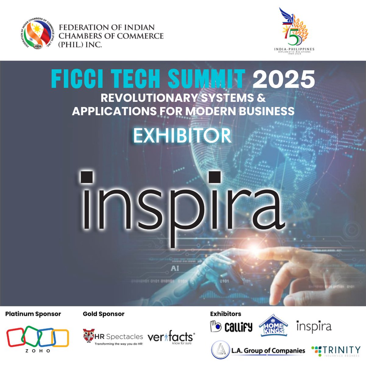 FicciPh's tweet image. 🚀 𝐉𝐨𝐢𝐧 𝐔𝐬 𝐚𝐭 𝐅𝐈𝐂𝐂𝐈 𝐓𝐞𝐜𝐡 𝐒𝐮𝐦𝐦𝐢𝐭 𝟐𝟎𝟐𝟓 𝐚𝐧𝐝 𝐌𝐞𝐞𝐭 𝐎𝐮𝐫 𝐄𝐱𝐡𝐢𝐛𝐢𝐭𝐨𝐫𝐬!

Check our Facebook Post here: tinyurl.com/5drfnkvf

#FICCITechSummit2025 #FICCI #InnovationAndExcellence #TechForTomorrow