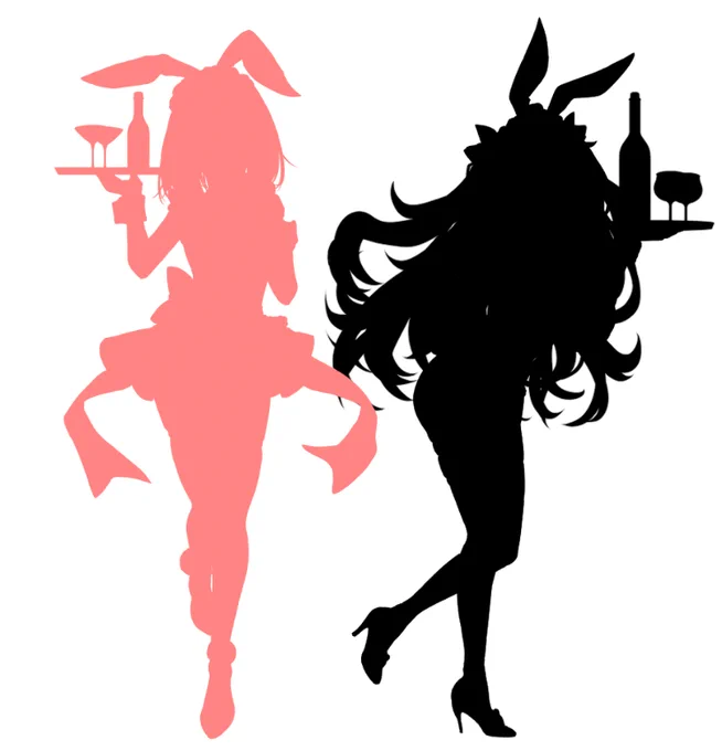 裏が盛り上がってるしだからボクも便乗BM(バニーメイド)絵をコツコツ描いてるから毎日が楽しゅい～φ(・ω・ )かきかき現状2人目描いてる。 