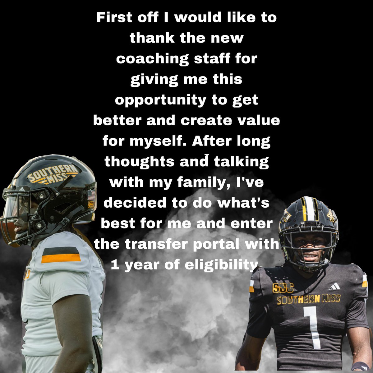 Thank you usm💛🖤♾️ <a href="/On3sports/">On3</a>  <a href="/RivalsPortal/">NCAA Transfer Portal</a> <a href="/247SportsPortal/">247Sports Transfer Portal</a>