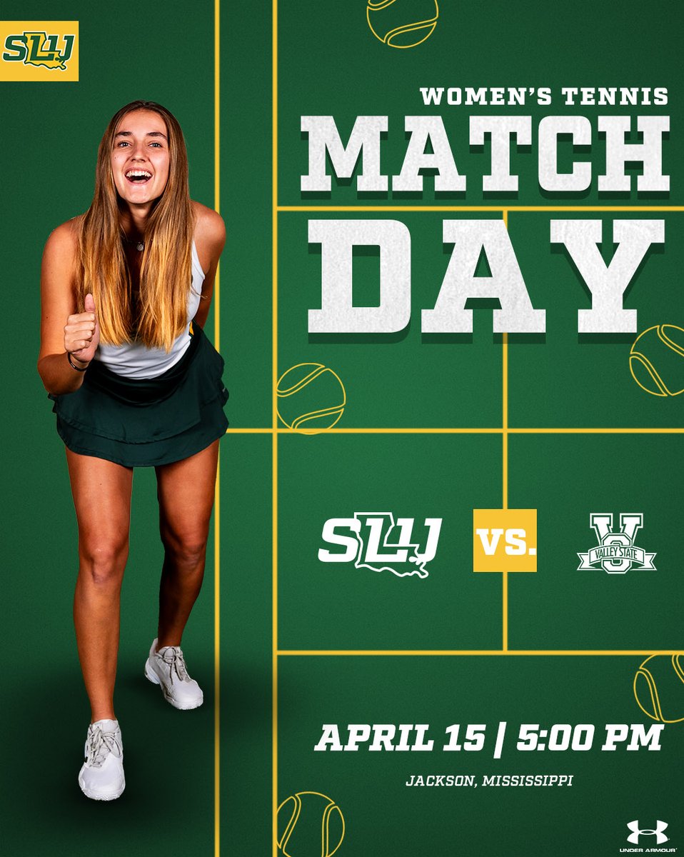 🎾Match 21 | <a href="/LionUpTennis/">Southeastern Tennis</a> (12-8) vs. Mississippi Valley State (0-9)
📍Jackson, Miss.
⏰5 p.m.
🦁#LionUp