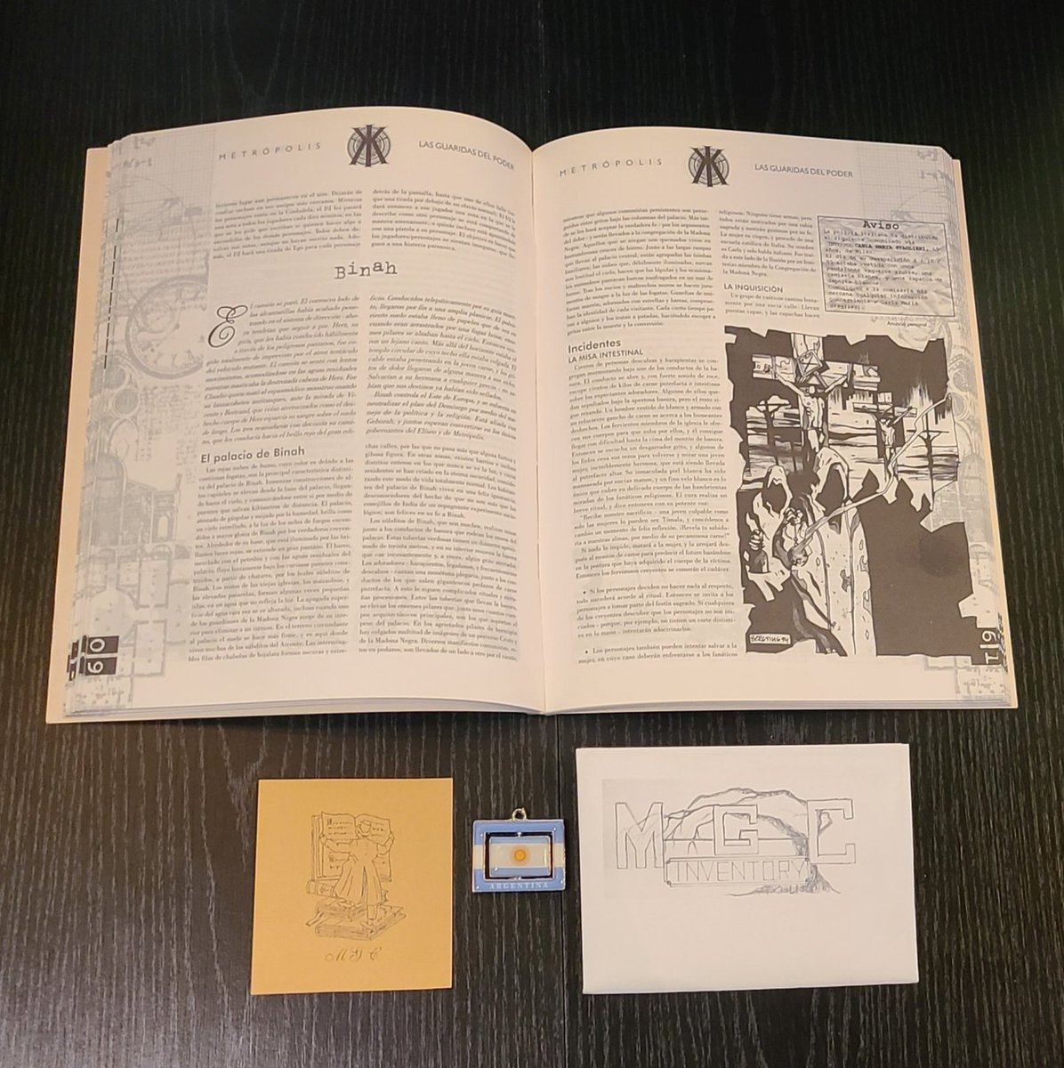 mgc_inventory's tweet image. :páginas: 60-61 (Kult Metropolis)

#gunillajonsson #kultrpg #rpgbooks #collector #metropolis #metropolisltd #tabletoprpg #jocderol #deathisonlythebeginning #jeuderole #juegoderoll #juegoderoles #giocodiruolo #vintage #vintagerol #sourcebook