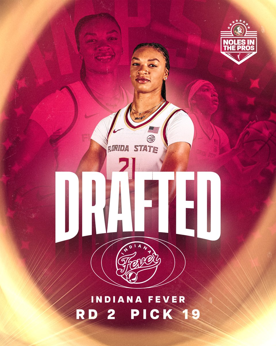 FSU Women's Basketball (@fsuwbb) on Twitter photo The league just got a touch of Garnet & Gold π’
<a href="/MakaylaTimpson2/">Makayla Timpson</a> was drafted #19 overall to the <a href="/IndianaFever/">Indiana Fever</a>
#NolesInThePros The league just got a touch of Garnet & Gold π’
<a href="/MakaylaTimpson2/">Makayla Timpson</a> was drafted #19 overall to the <a href="/IndianaFever/">Indiana Fever</a>
#NolesInThePros