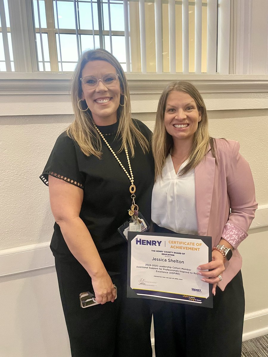 I am so thankful for the opportunity to continue learning! I am honored and privileged to have completed another leadership program with Henry County Schools. Tonight the ASPIRE Cohort was recognized at the HCS Board meeting. This was an amazing learning experience!