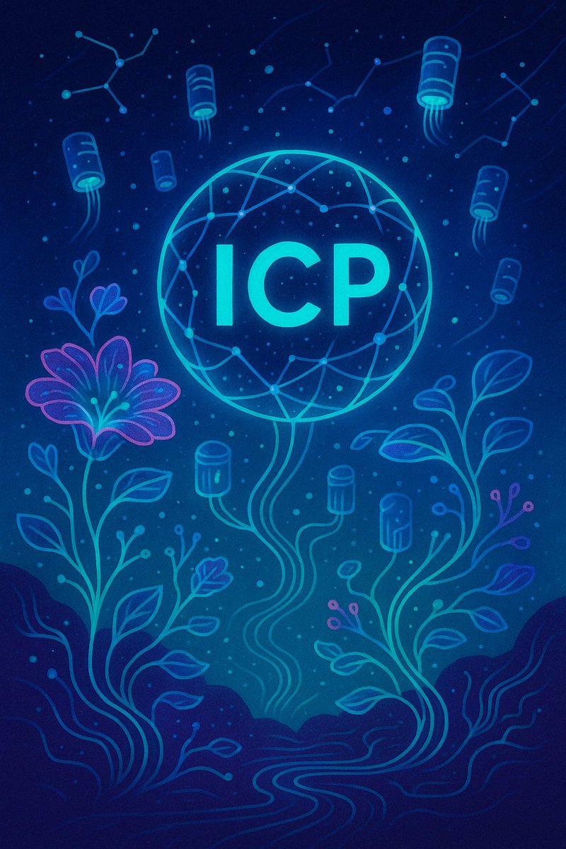 AvNnovaa's tweet photo. What if the internet grew a brain, ditched the landlords, and decided to run itself—with elegance, speed, and zero strings attached? ICP is that spark: not just code, but consciousness for the web, where apps live forever and data isn’t held hostage. It’s not a revolution—it’s the internet remembering who it was meant to be.