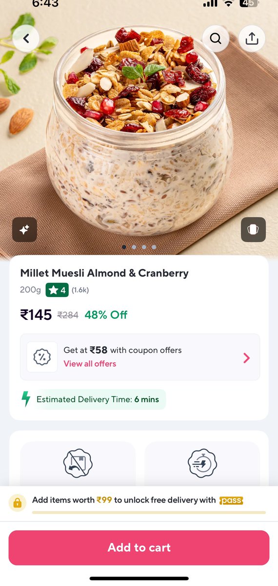 MaxAshish's tweet photo. @zeptocares @ZeptoNow 

Order it from Zepto cafe Whitefield Bangalore  this morning and this what I got🤷‍♂️.

Quantity of the food is not even 1/4 of the money being charged.

Shame on you

#zepto #zeptocafe #Scammed https://t.co/it2ZPQW8KX