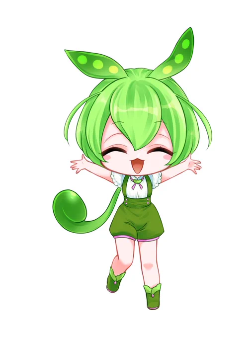 よい子のずんだもんです\(ず・ω・だ)/ #よい子の日