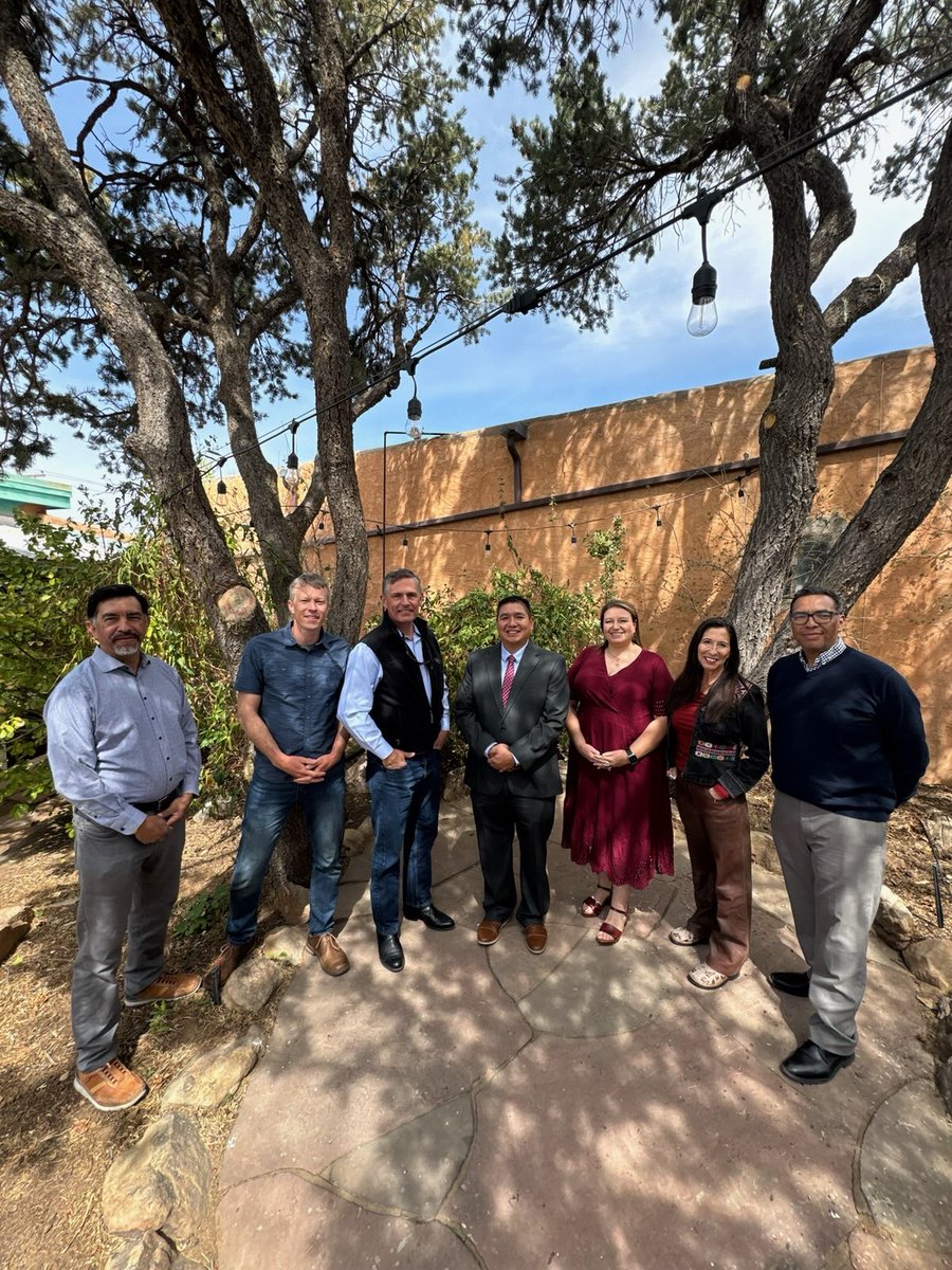 SenatorHeinrich's tweet photo. Today, @RepTeresaLF and I met with Pecos community leaders to discuss our Pecos Watershed Protection Act. Pecos deserves clean water free from harmful mining pollution and we’ll continue to push for permanent protections to protect the Pecos River. https://t.co/z1q40na77M
