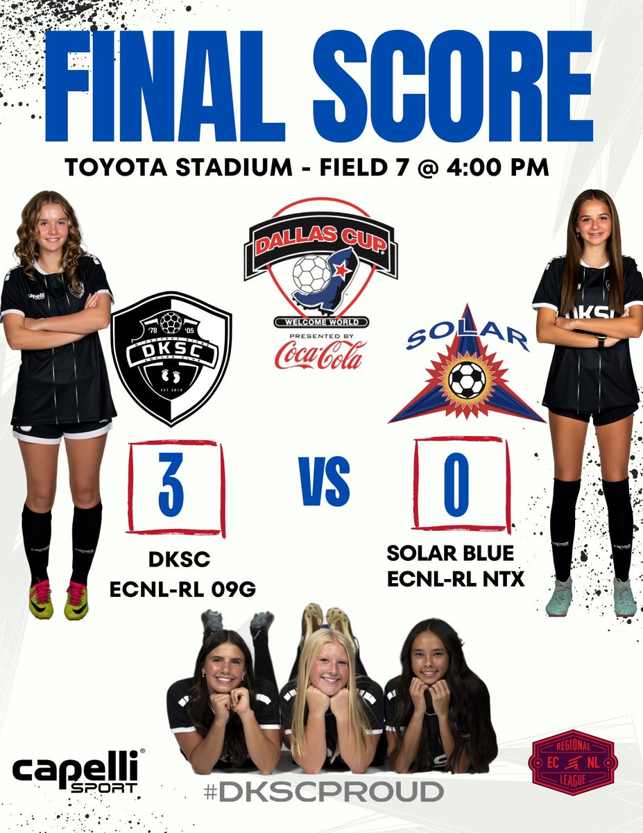 Great win today ladies! Congratulations to Brooklyn on her hat trick!
Goals: Brooklyn Gray #13
Assists: Madison Rakestraw #3, Camden Willett #12 and Mattea Perry