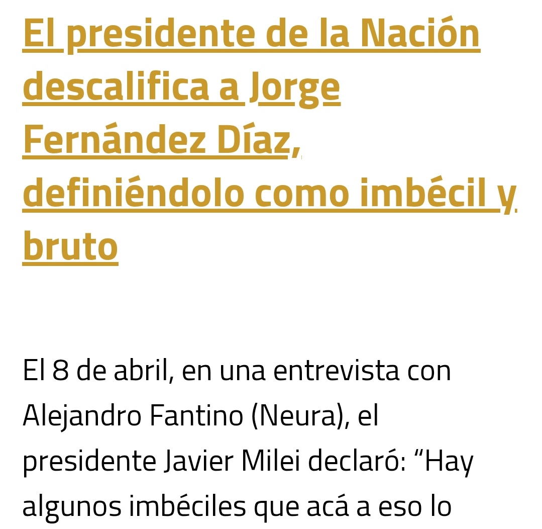 enriquezjorge's tweet photo. Milei vuelve a agraviar a un periodista digno como @fernandezdiazok . Creíamos que los ataques al periodismo independiente iban a cesar cuando ya no gobernara el kirchnerismo. Pero ahora tenemos un kirchnerismo de mercado, con los mismos vicios que el anterior en todo lo que no sea la macroeconomía.