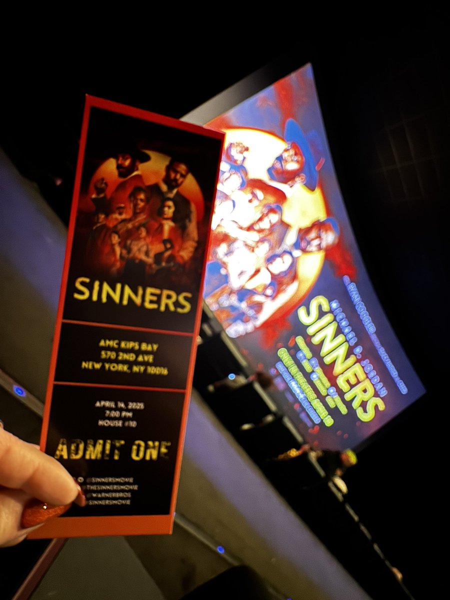 GoldenWinter_28's tweet photo. This movie is just beyond perfect…
I have no other words then GO SEE IT!!
❤️🔥 🎵
#SinnersMovie
@SinnersMovie
#MichaelBJordan
#HaileeSteinfeld
#WunmiMosaku
#MilesCaton
#DelroyLindo
#RyanCooger
Full review soon! https://t.co/WgidJgI0lO