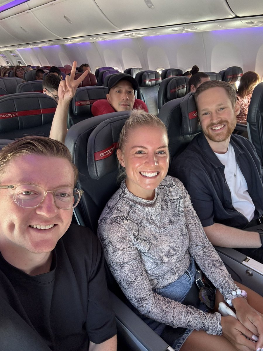 Ben Simpson (@bensimpsonau) on Twitter photo Some of the Collective Shift crew on tour!
DT - Head of Member Success (behind us)
Alice - My EA
<a href="/matt_willemsen/">Matt Willemsen</a> - Director of Research
Coming in hot to Sydney tonight.
We are on waitlist, if anyone cancels we’ll let the next registered know via email.
Pumped. Some of the Collective Shift crew on tour!
DT - Head of Member Success (behind us)
Alice - My EA
<a href="/matt_willemsen/">Matt Willemsen</a> - Director of Research
Coming in hot to Sydney tonight.
We are on waitlist, if anyone cancels we’ll let the next registered know via email.
Pumped.