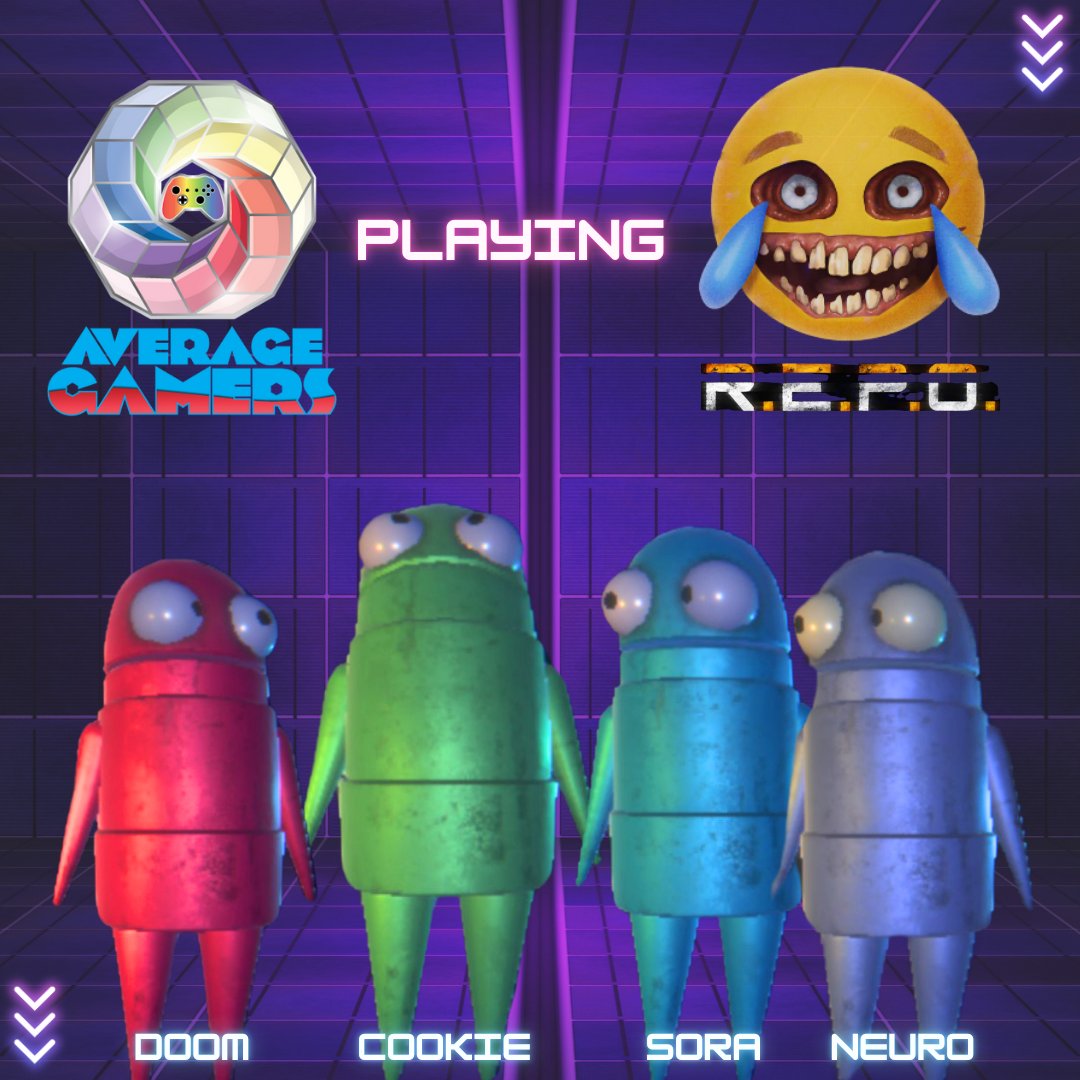 Catch me and some amazing Average Gamers playing REPO tomorrow evening at 5PM CST.