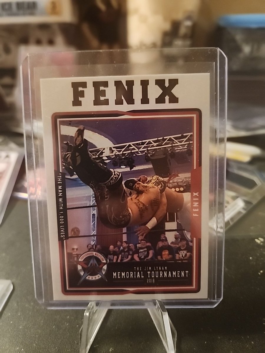 adamcore's tweet photo. @anthonyvito8 @wrestlingcards @Joey_Graben @MikesUpperDeck1 @TheHuskerhav @kjroscoe1118 @FullyPoseable @AewCard @card_guide @FigHNTR24_7 @evansontour Fenix and Penta AAW Jim Lyman tourney cards 

$100 for both shipped https://t.co/6fdOuNAzpQ