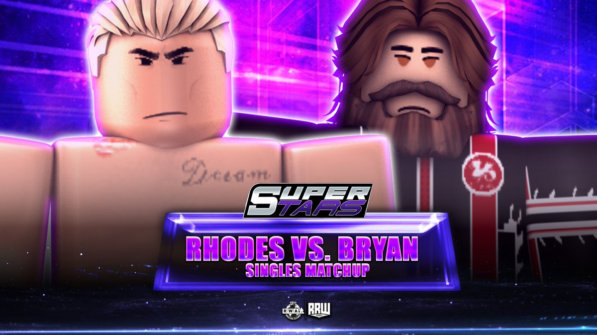 RRWPLUS's tweet photo. 🚨THIS SUNDAY!

@themiraclekiddd gets his wish as he will go 1on1 with the man who betrayed the ENTIRE RRW Universe... @uhpohluh!

Will Bryan FINALLY be able to teach Apolo a lesson or will Apolo pick up the W?!

🟣#RRWSuperStars, THIS SUNDAY, 3:55PM ET! https://t.co/r6sUCQci92