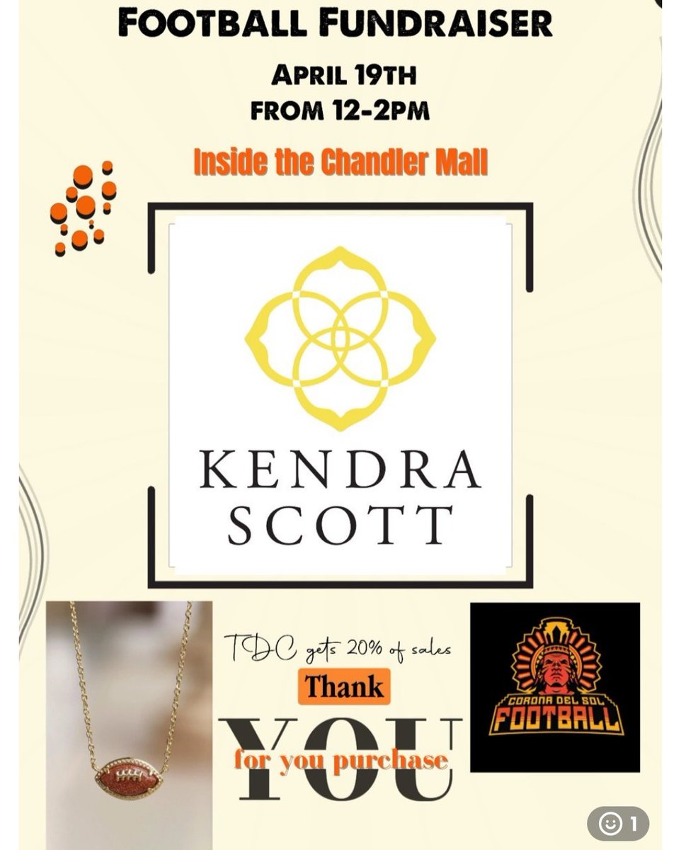 Come out this Saturday and support your 2025 Corona Del Sol football team.. great Easter and Mother's Day gift