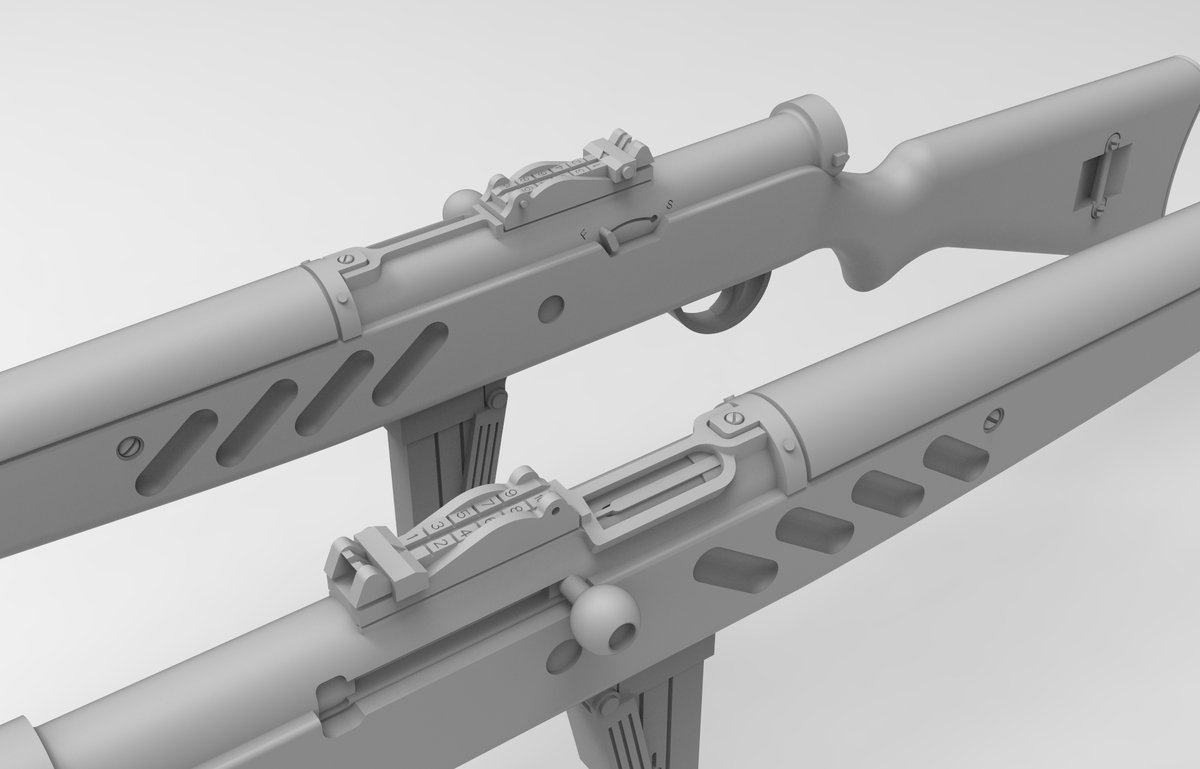 KH_TAIWAN's tweet image. ターニャの愛銃 ── SIG MKMS。
1/7スケールのフィギュアに合わせるため、自作する必要があって、本当に大掛かりな作業です…。
実在する銃を作る上で一番大変なのはやっぱり考証で、まさか丸一週間もかかるとは思いませんでした。
#幼女戦記