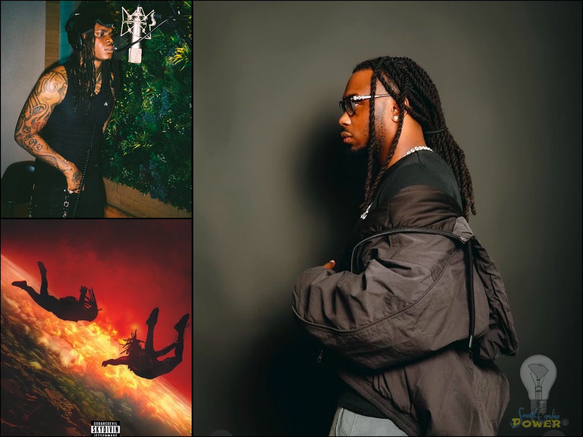 SCarolinaPower's tweet photo. Columbia South Carolina Producer Jetson Made links with Texas Artist OoDareDevil to drop there new Project “SKYDIVIN” Out Now https://t.co/OAal6JCznk