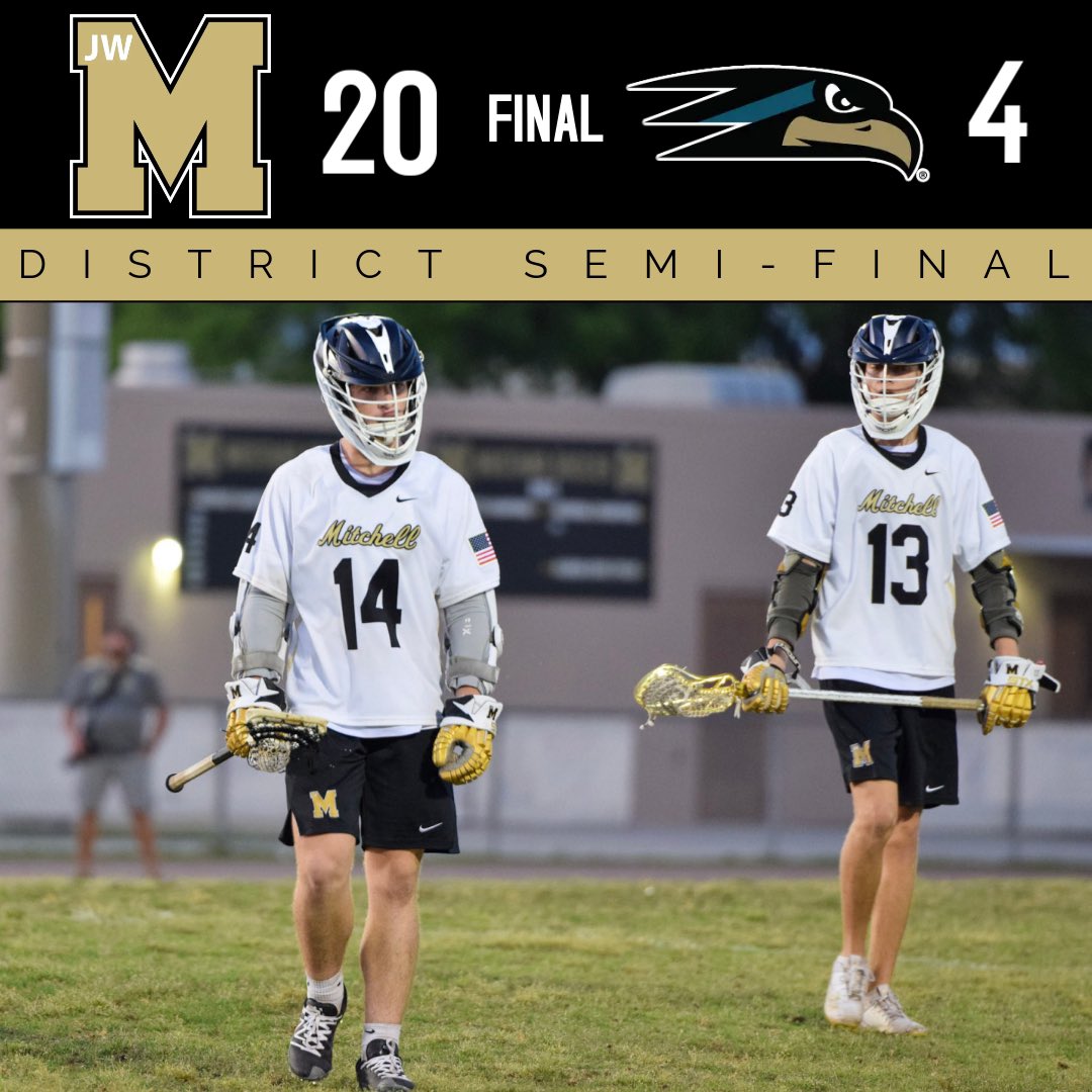 To the District Final. Wednesday night 7pm at Home