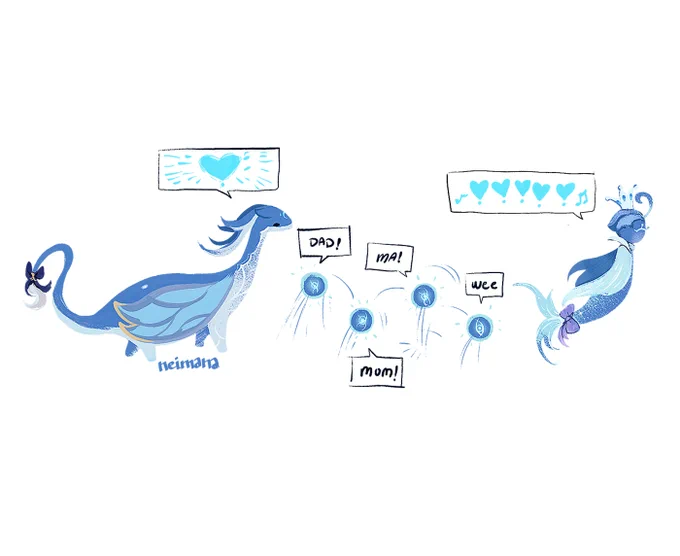 water creatures #neuvifuri #なみセレ
