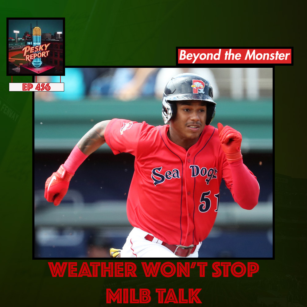 🚨Ep. 456: Weather Won’t Stop MiLB Talk 🚨

⚾ Weather Ruins Week
⚾ Cold Bats in Worcester and Portland
⚾ G'ville’s Stellar Pitching
⚾ Arias and Clarke Dominate A-Ball

@ibwaa
@beyondthemnstr

📻: bit.ly/3izguiq
🟢: bit.ly/3TK6rYz
🍎: bit.ly/3lzF3Qt