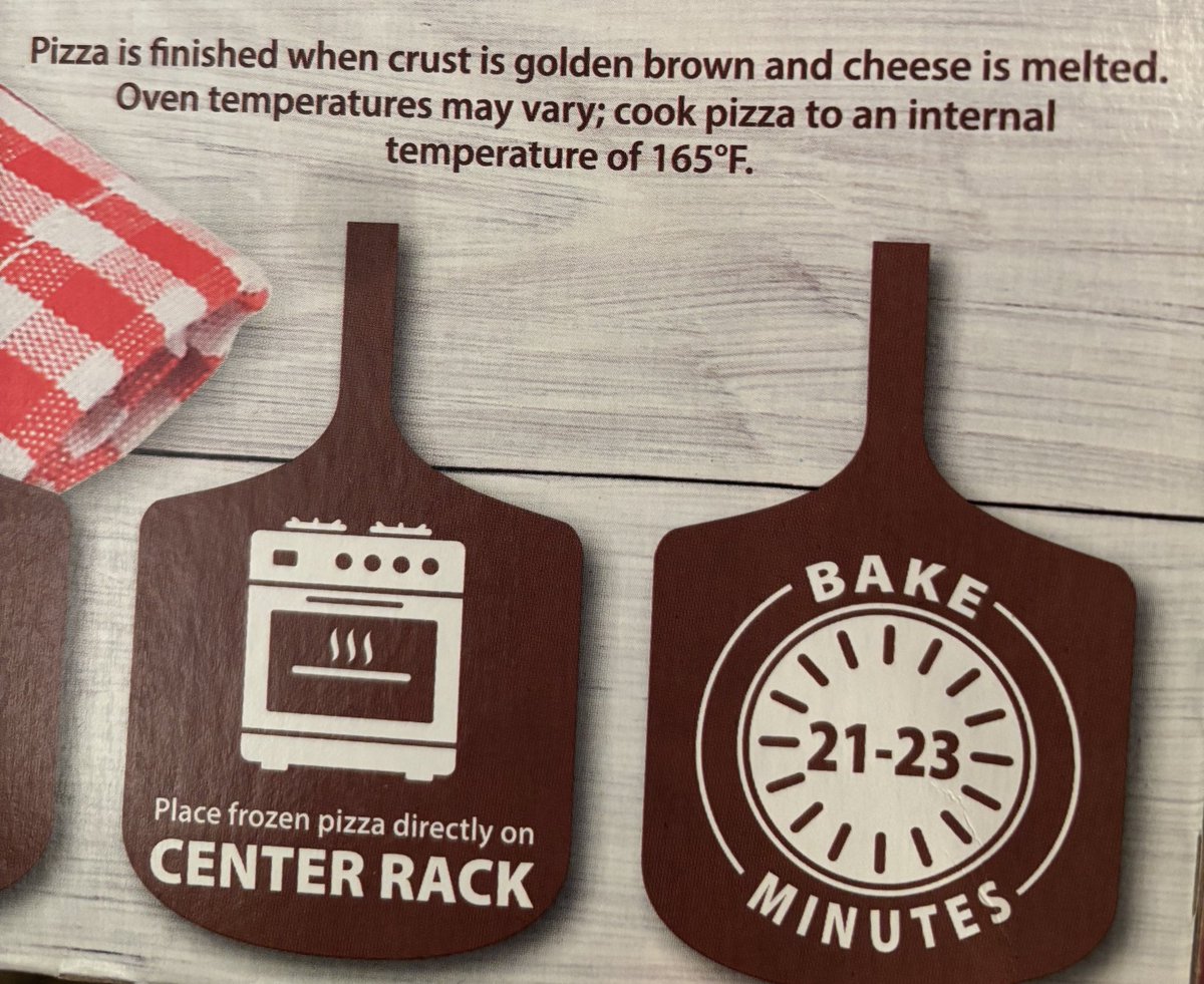 kenterdahl's tweet image. Wait, are there actual humans using food thermometers to check the internal temp of their frozen pizza?!