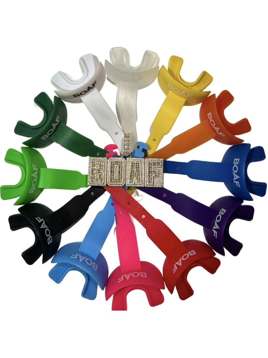 Guwap21's tweet photo. BOAF MOUTHPIECES JUST DROPPED 

12 new ways to stand on business — BOAF mouthpieces out now.
This season, you ain’t just playin’… your making statements. 

🪶BE APART OF OUR FAMILY🪶 https://t.co/Vmngyv5MAA