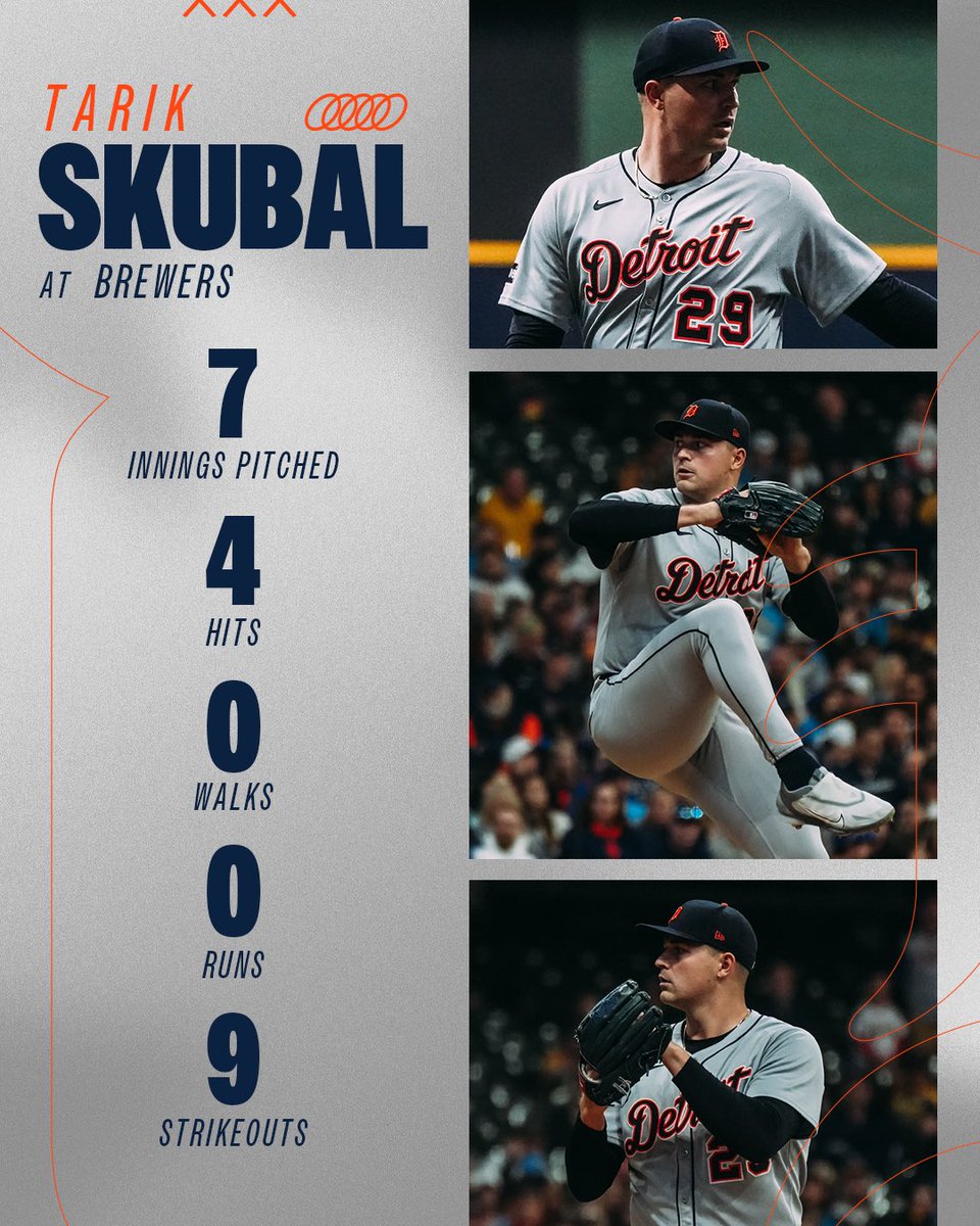 tigers's tweet photo. Tarik Skubal. Brilliant. #RepDetroit https://t.co/Wwppllo34T