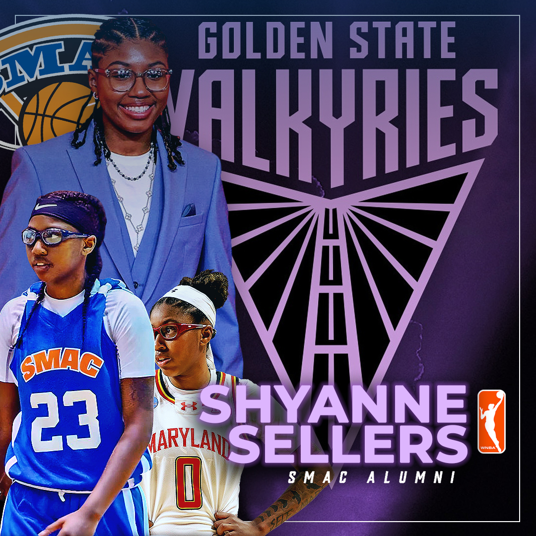 Shyanne Sellers — SMAC alum — is headed to the Golden State Valkyries! Shyanne, we’re so proud of you. The Bay just got a baller. 💜 

#SMACFamily <a href="/valkyries/">Golden State Valkyries</a> #smacalumni #nextlevel #drafted #historymade #basketballjourney <a href="/shyannesellers3/">Shy🎒</a>
