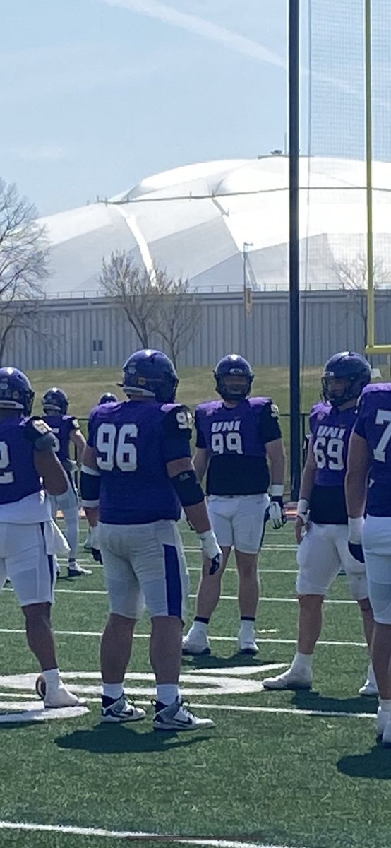 CRXavierFB's tweet image. Good to get up to Cedar Falls to watch former all stater, and two time state champ, Josh Volk practice. Go Panthers!