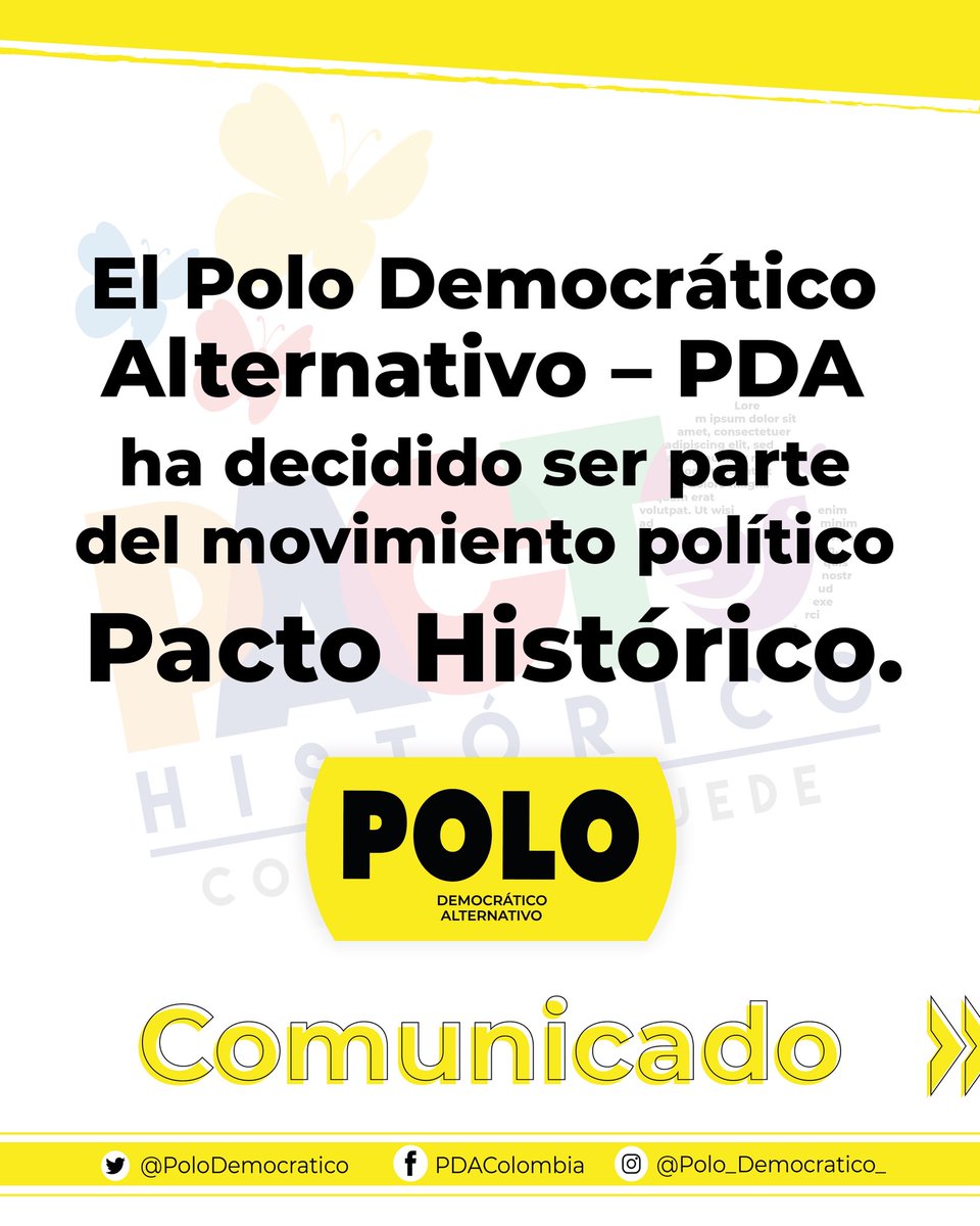 Polo Democrático Alternativo tweet media
