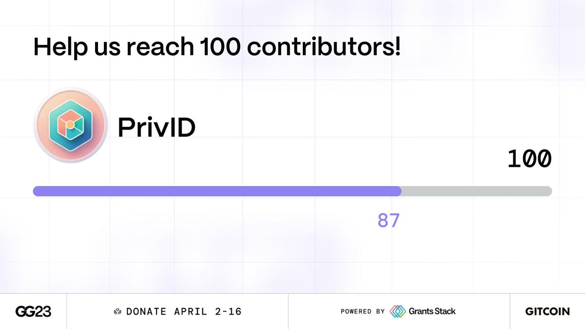 We're in the final stretch of <a href="/gitcoin/">Gitcoin</a> #gg23 round! Thank you so much to our contributors, we're so grateful 🩷

We're trying to get to 100 contributions, even $1 goes a long way. 

Less than 48 hours to go, lfg!

explorer.gitcoin.co/#/round/42161/…