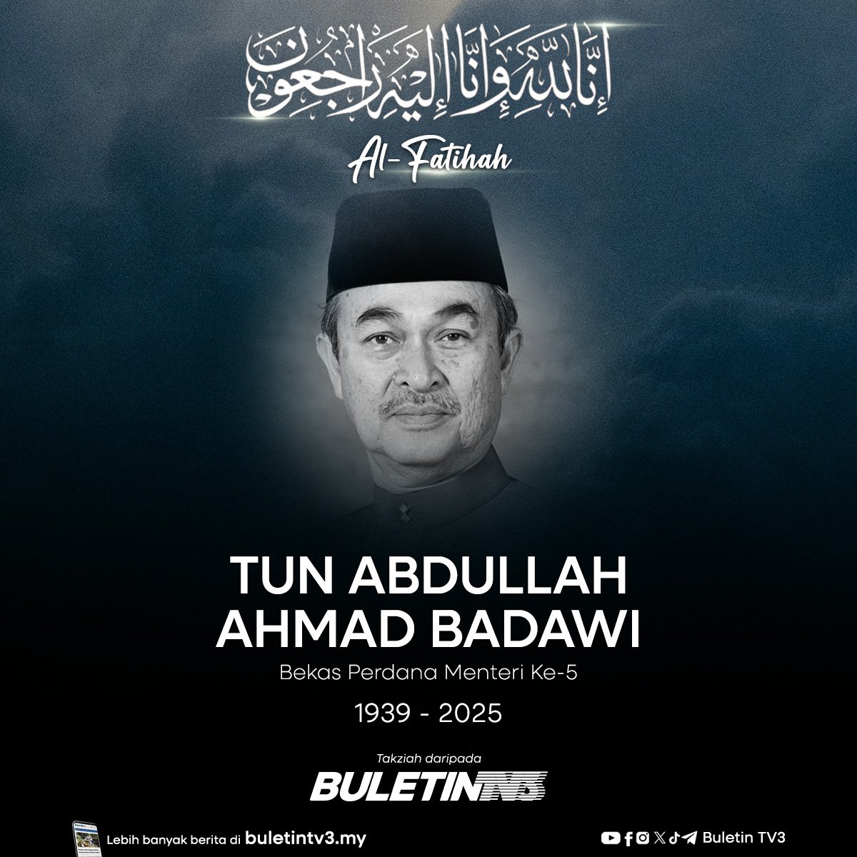tjerealjoker's tweet photo. Semoga dicucuri Rahmat.

Al Fatihah https://t.co/ARrkqLp1c3