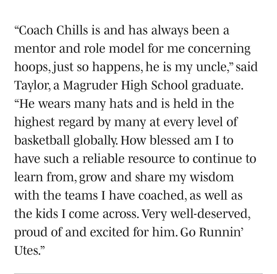 si.com/high-school/ma…

Click the link and check out this piece in <a href="/SInow/">Sports Illustrated</a> from my interview with <a href="/bls1969/">Brandy L. Simms</a> on my Uncle <a href="/CoachChills/">Raphael Chillious</a> from Memphis Grizzlies Scout to Assistant Coach at <a href="/UtahMBB/">Utah Basketball</a>