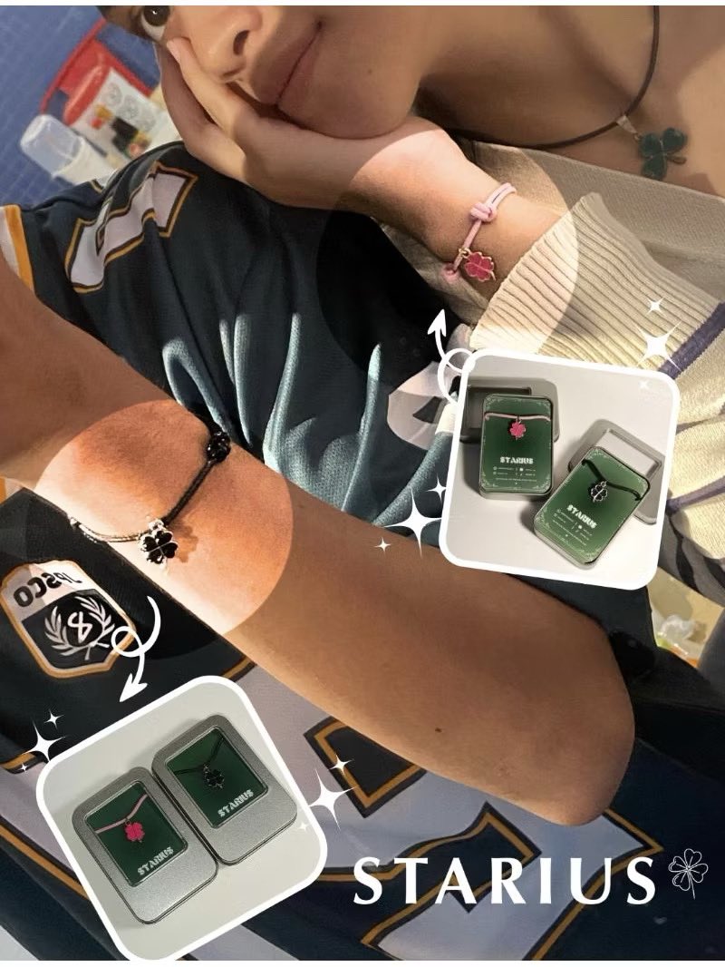 every1lovemark's tweet photo. gelang couple 27k 🍀💗 https://t.co/nPpnqu10E6 https://t.co/PV98cOxBBs